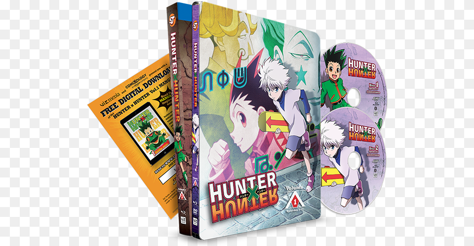 Blog Hunter X Hunter Bd Cards Beauty Hunter X Hunter Steelbook, Person, Book, Publication, Disk Free Png