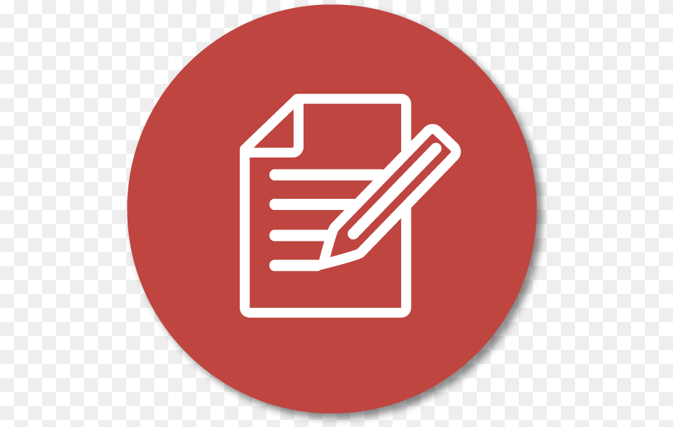 Blog Red Icon Note Taking Icon, Sign, Symbol, Disk Png