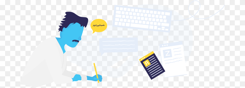 Blog Writing Illustrator, Adult, Male, Man, Person Free Transparent Png