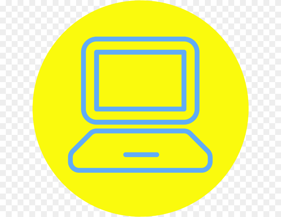 Blog Yellow Circle Pmg Icon, Computer, Electronics, Laptop, Pc Png Image