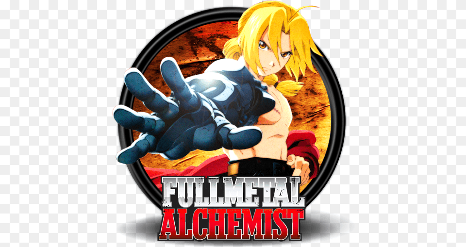 Bloganime Fullmetal Alchemist Circle Icon, Book, Comics, Publication, Baby Png