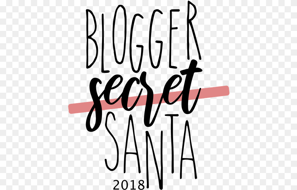 Blogger Secret Santa Reveal Calligraphy, Baseball, Baseball Bat, Sport Png Image
