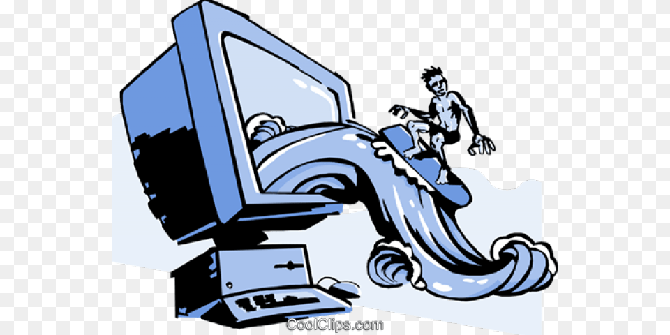 Blogging Clipart Surf Internet Surf The Internet Clipart, Electronics, Hardware, Screen, Computer Free Png Download