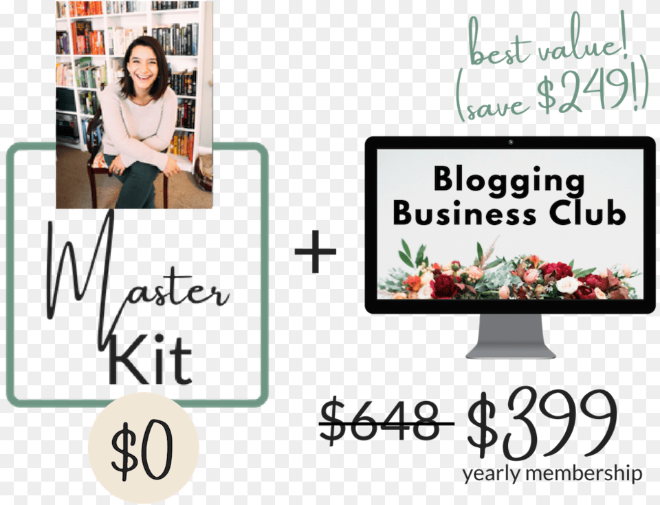 Blogging To Win Plus Blogging Business Club Blog, Woman, Publication, Person, People Free Png