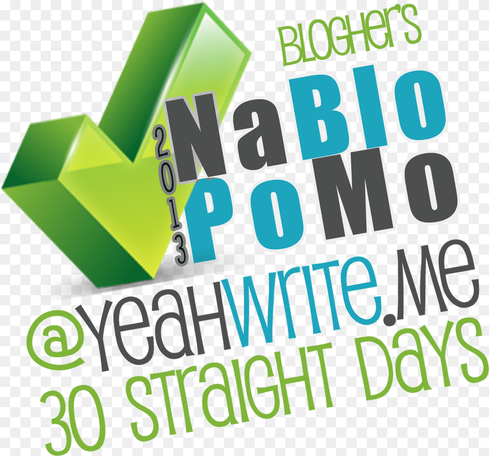 Bloghers Nablopomo 2013 At Yeah Write, Green, Symbol, Recycling Symbol, Text Png Image