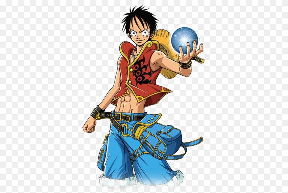 Blogspot Monkey D Luffy, Book, Comics, Publication, Person Png Image