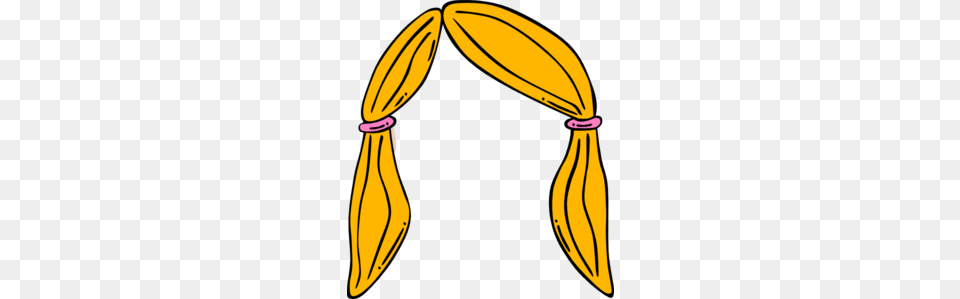 Blond Girl Hair Clip Art, Banana, Food, Fruit, Plant Free Png