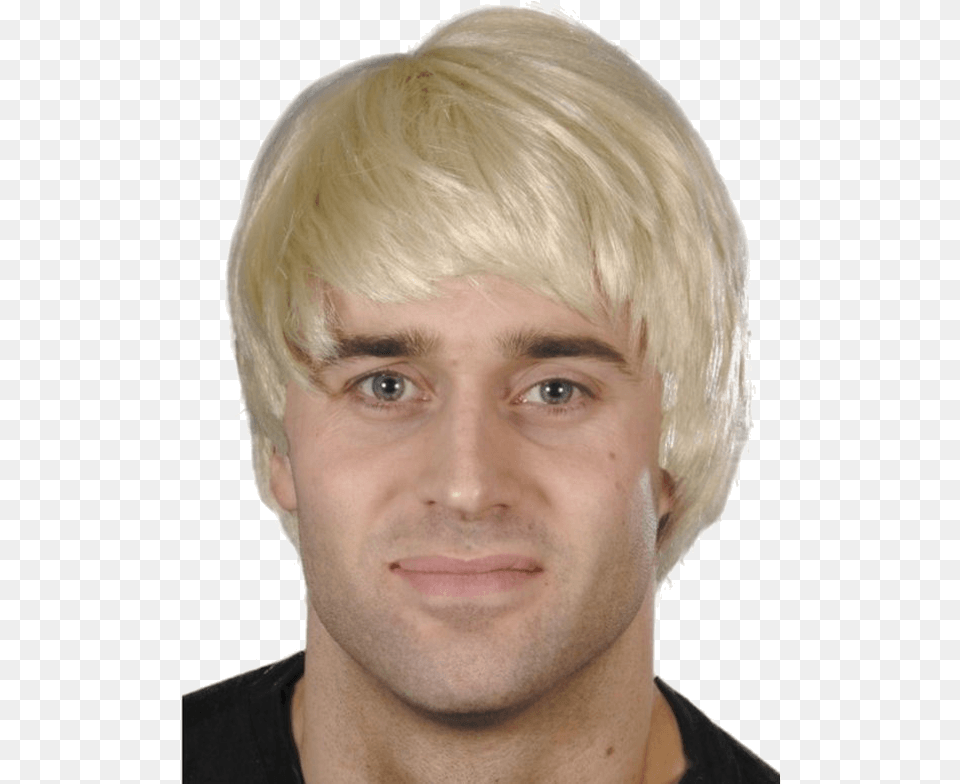 Blond Guy Wig, Adult, Blonde, Hair, Male Png Image