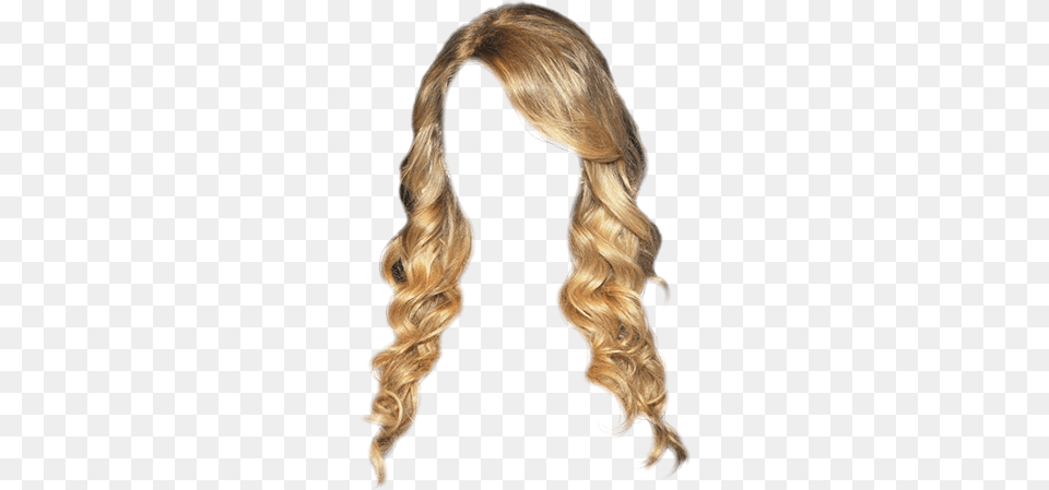 Blond Hair Long Dressup Costume Lace Wig, Person, Blonde, Adult, Female Png