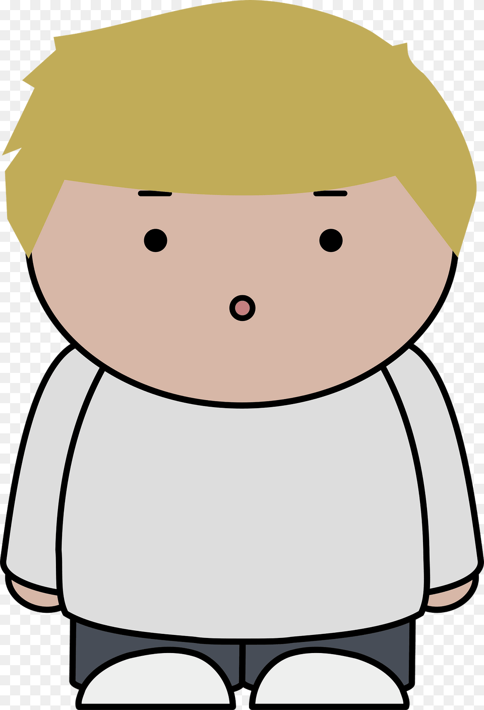 Blond Haired Focused Boy Clipart, Toy, Baby, Person Png