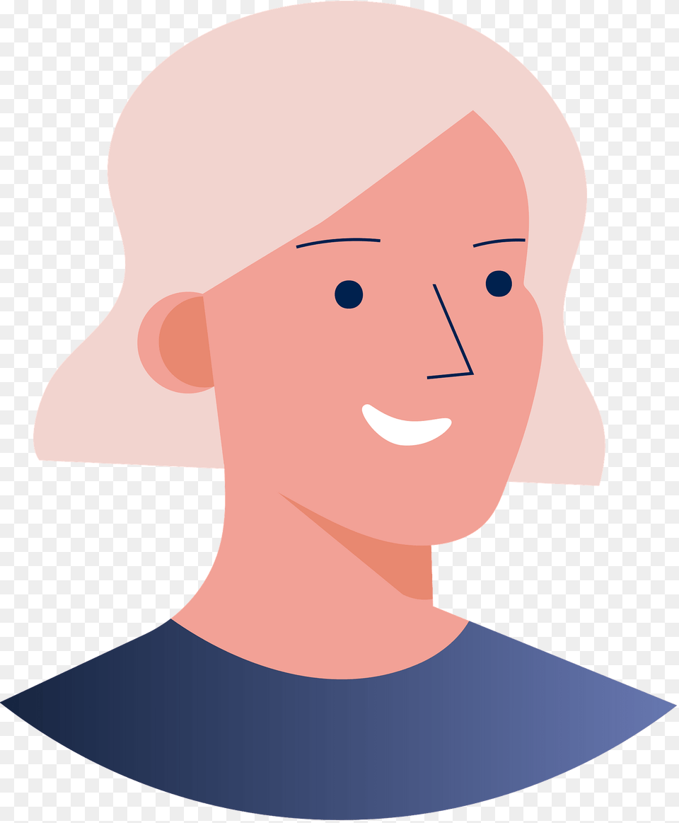 Blond Woman Clipart, Body Part, Face, Head, Neck Free Png Download