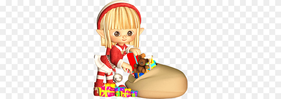 Blonde Elf, Baby, Person, Book Free Png