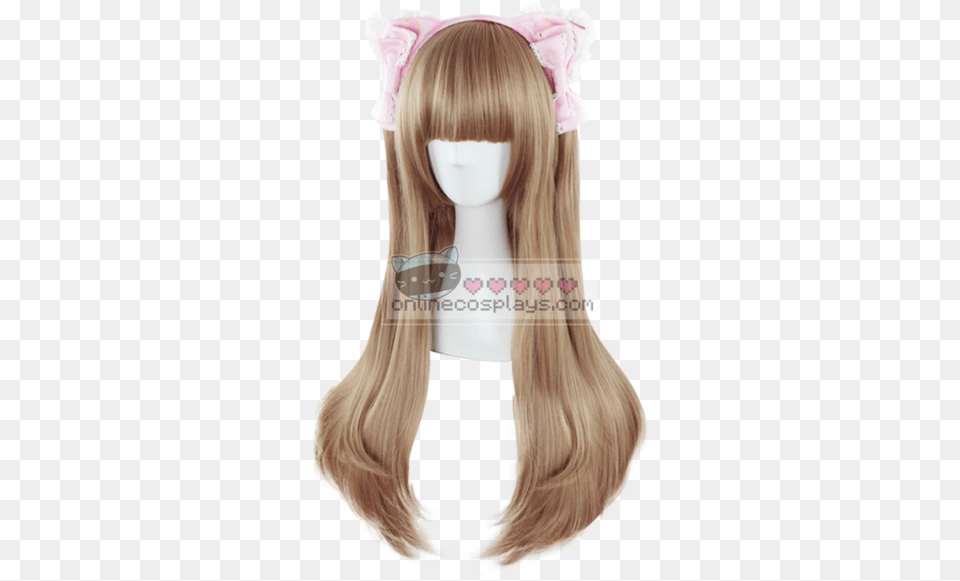 Blonde Brown Straight Long Wig Oc306 Lace Wig, Person, Hair Free Png Download