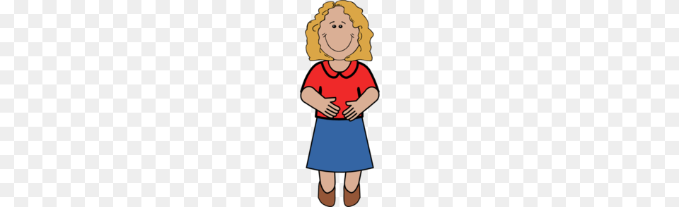 Blonde Clipart Happy Teacher, Clothing, Skirt, Baby, Person Png Image