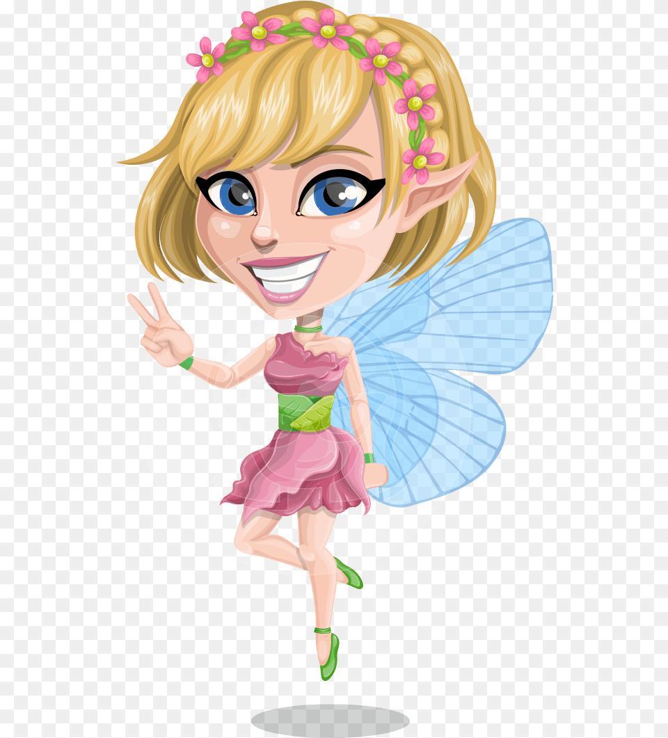 Blonde Fairy Cartoon Vector Character Aka Tally The Cartoon Money Fairy, Book, Comics, Publication, Baby Png Image