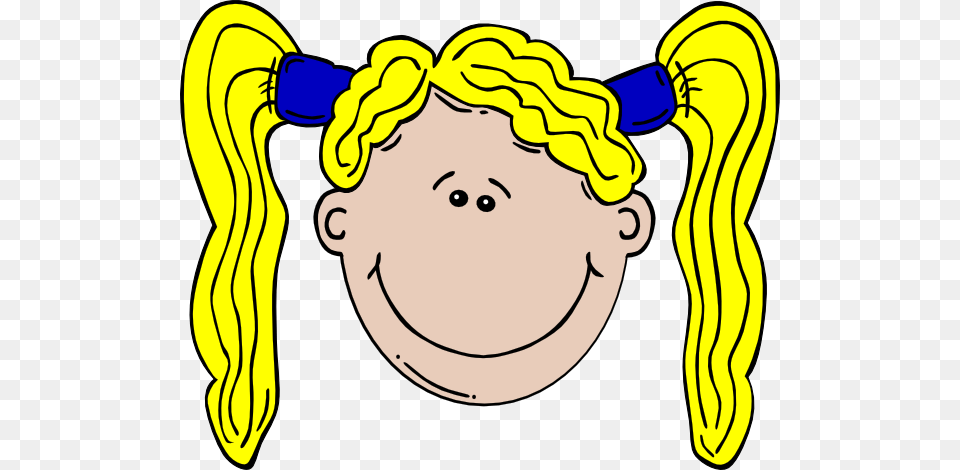 Blonde Girl Clip Art, Face, Head, Person, Rope Png