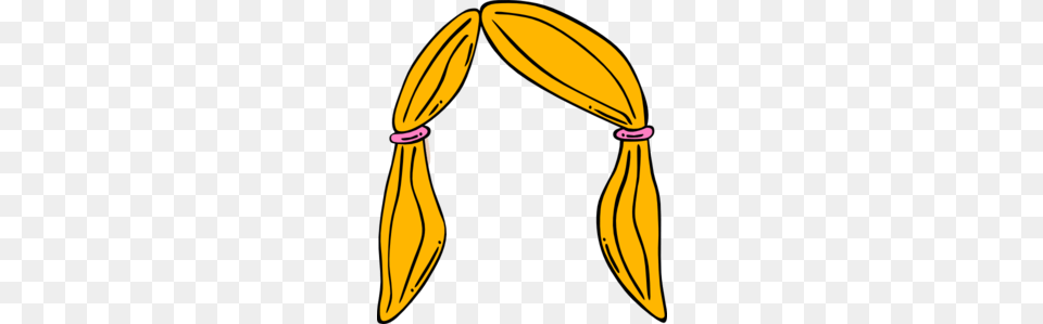 Blonde Girl Cliparts, Banana, Food, Fruit, Plant Png Image