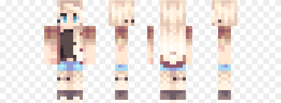Blonde Girl Minecraft Skin Pe, Brush, Device, Tool, Person Png Image