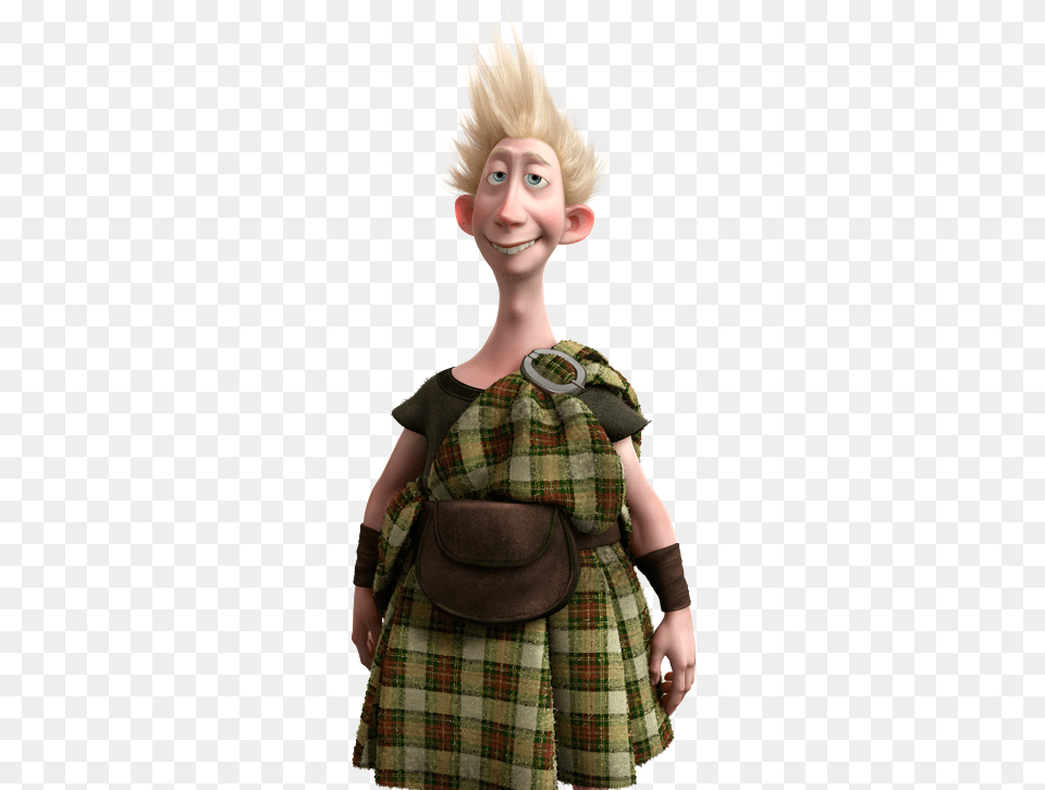 Blonde Guy From Brave Dingwall Brave, Person, Doll, Toy, Tartan Free Png Download