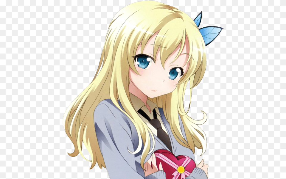 Blonde Hair Blue Eyes Girl Anime, Publication, Book, Comics, Adult Free Png