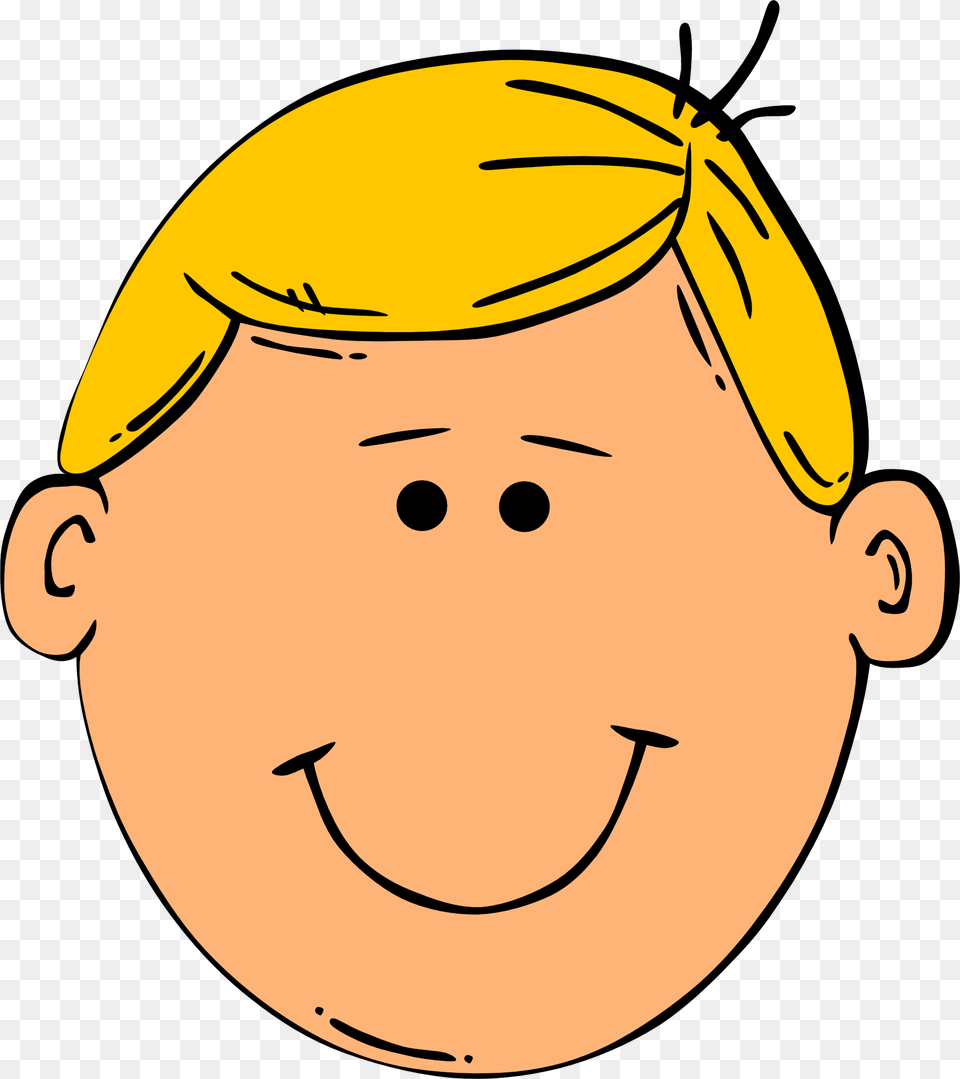 Blonde Hair Boy Cartoon, Food, Fruit, Plant, Produce Free Transparent Png