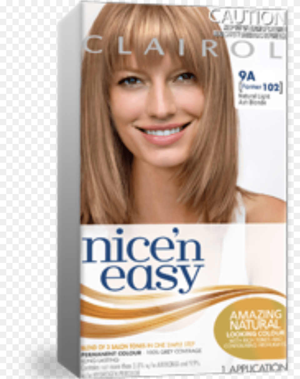 Blonde Hair Colour Clairol Clairol Nice N Easy Light Ash Blonde, Advertisement, Poster, Publication, Adult Free Png