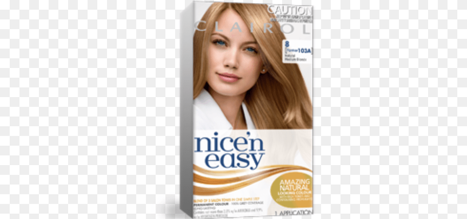 Blonde Hair Colour Clairol Nice And Easy Medium Blonde, Advertisement, Poster, Publication, Adult Free Transparent Png