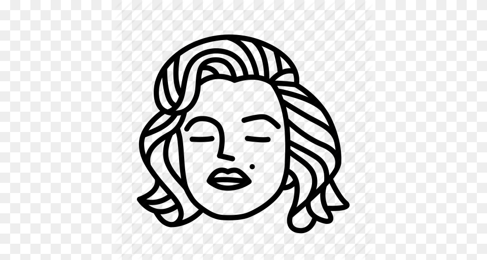 Blonde Hair Face Marilyn Monroe Person Persona Woman Icon, Art, Photography, Drawing, Head Free Png Download
