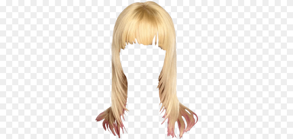 Blonde Hair Mart Blond Bangs Wig, Adult, Female, Person, Woman Png Image