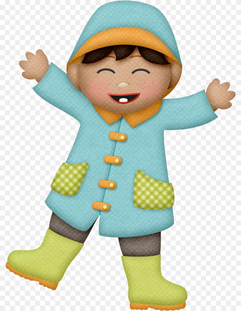 Blonde Haired Boy In Rain Rain, Clothing, Coat, Baby, Person Free Png