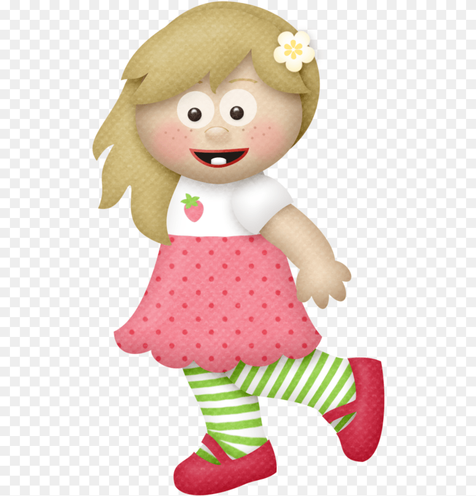 Blonde Haired Strawberry Kisses Clip Art, Doll, Toy Free Png Download