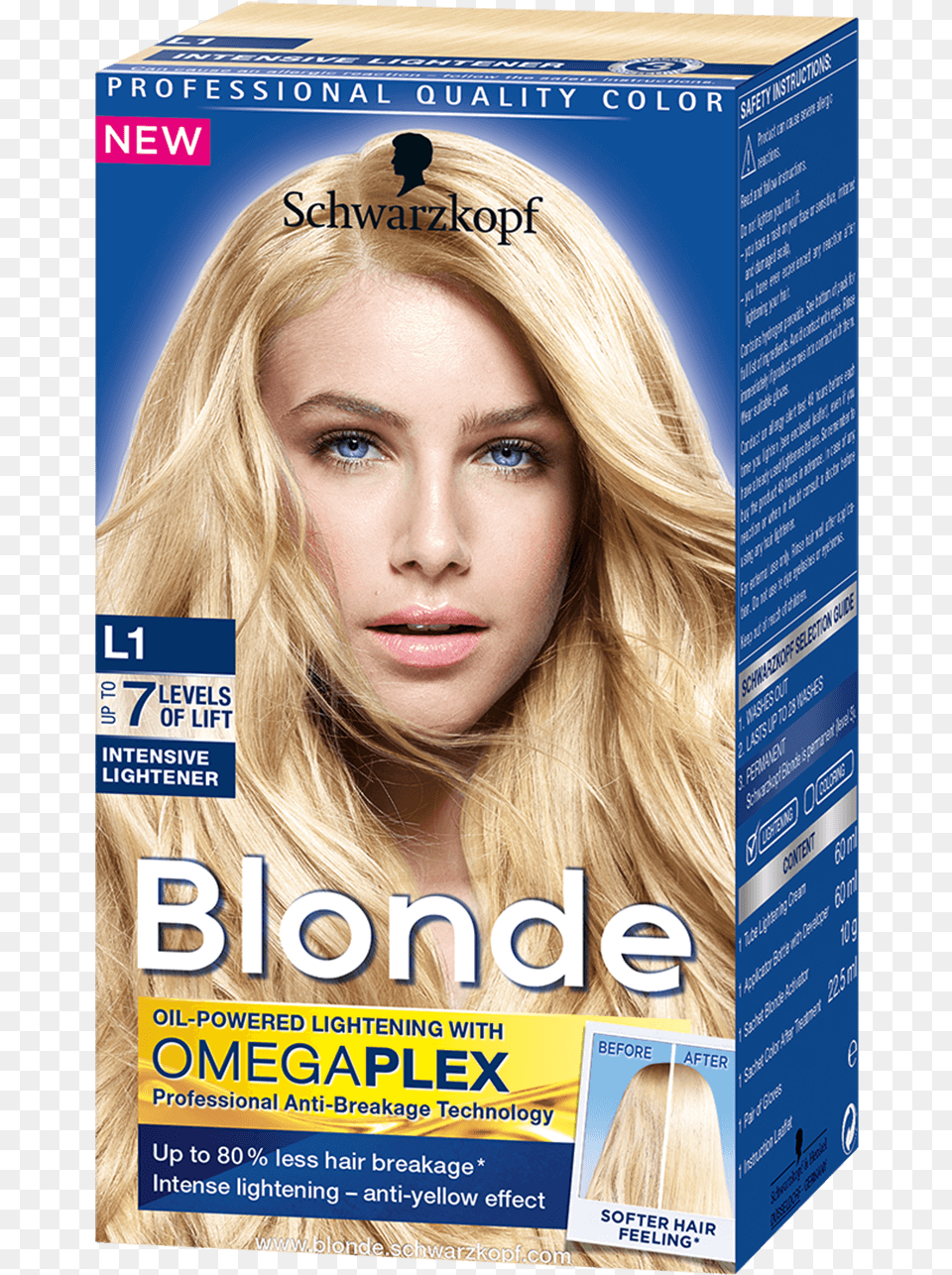 Blonde Lighteners L1 Intensive Lightener Nordic Blonde Schwarzkopf, Publication, Person, Hair, Adult Free Png Download
