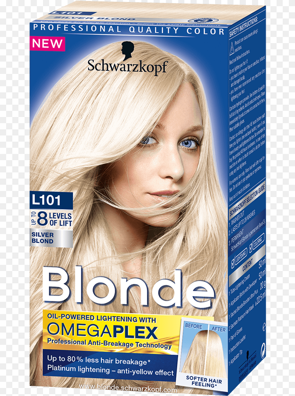 Blonde Lighteners L101 Silver Blond Nordic Silver Blonde, Publication, Adult, Person, Hair Free Transparent Png