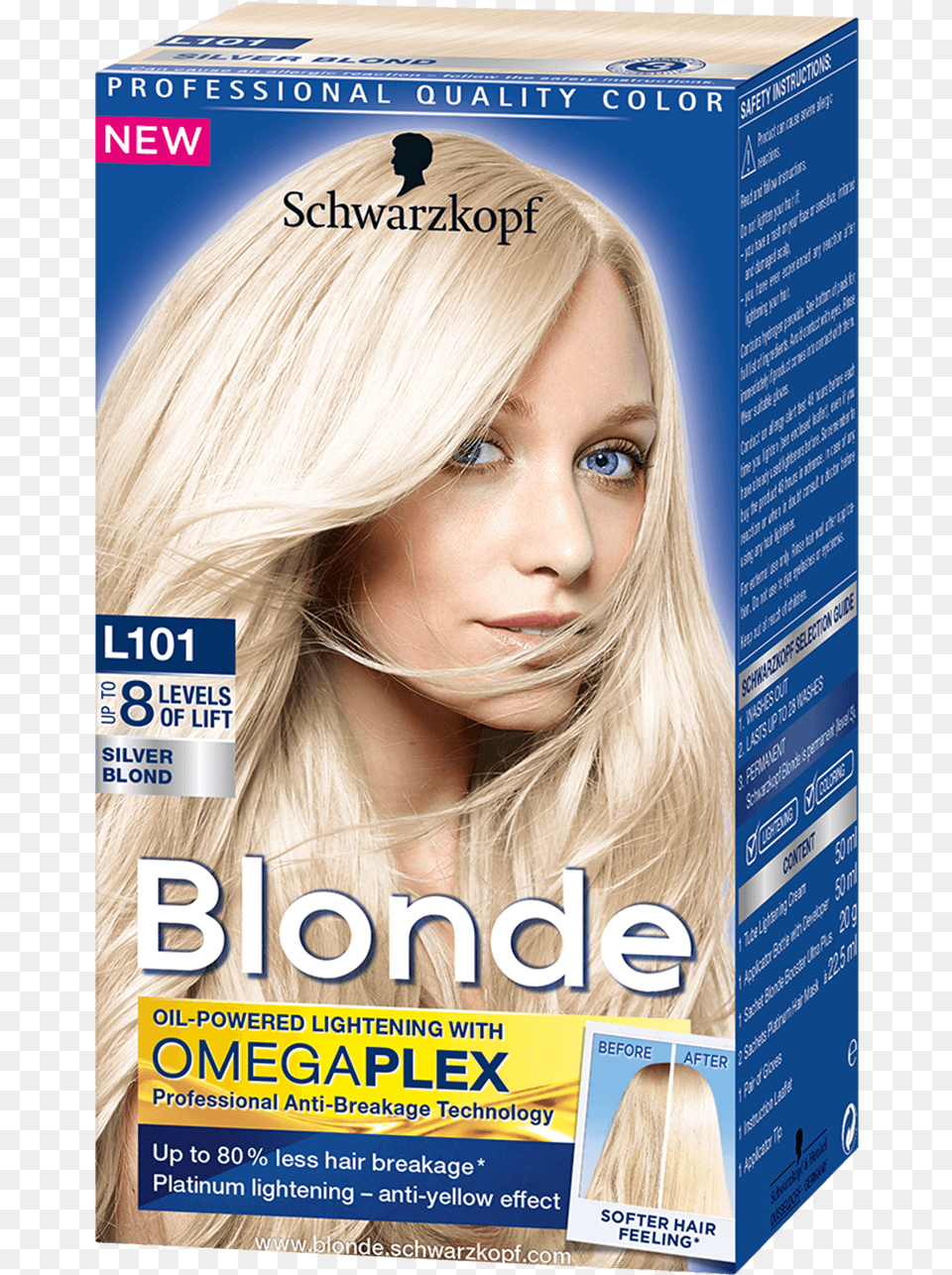 Blonde Lighteners L101 Silver Blond Vanilla Pastel Blonde Hair, Publication, Adult, Person, Female Free Png Download