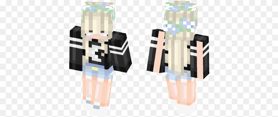 Blonde Moon Girl Minecraft, Adult, Male, Man, Person Free Png Download