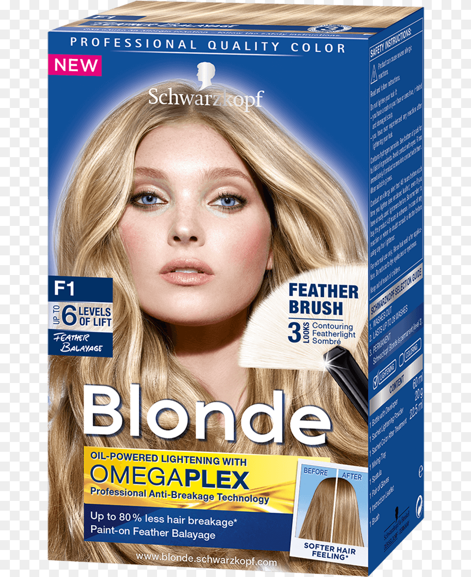 Blonde Strands F1 Feather Balayage Schwarzkopf Balayage, Publication, Adult, Person, Woman Free Png Download