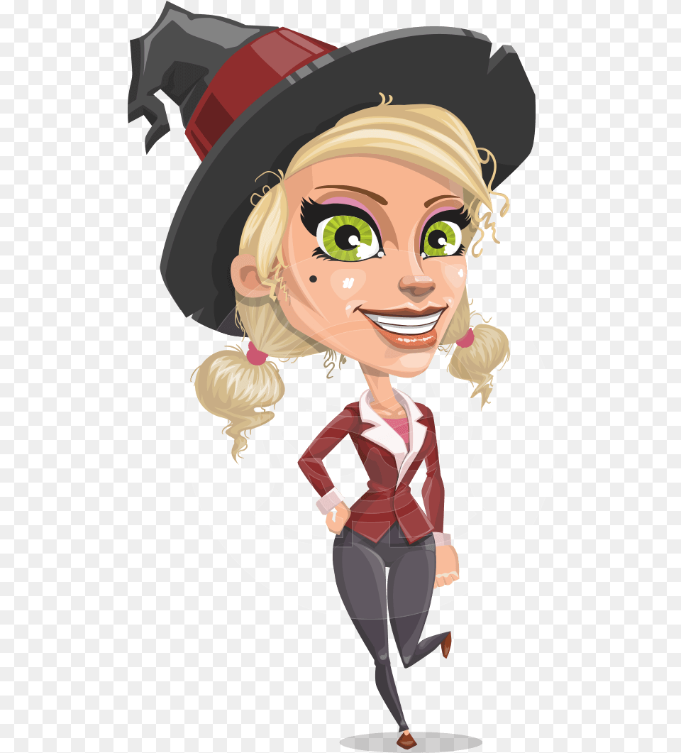 Blonde Witch Cartoon, Book, Comics, Publication, Person Free Png