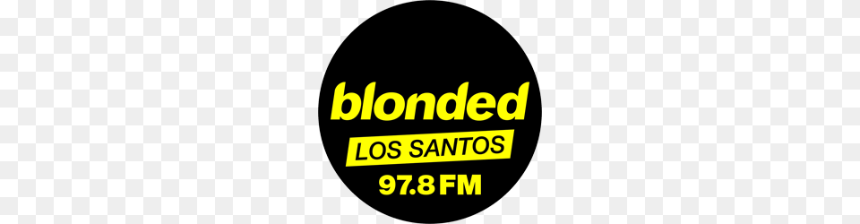 Blonded Los Santos Fm, Sticker, Disk, Logo, Text Png Image