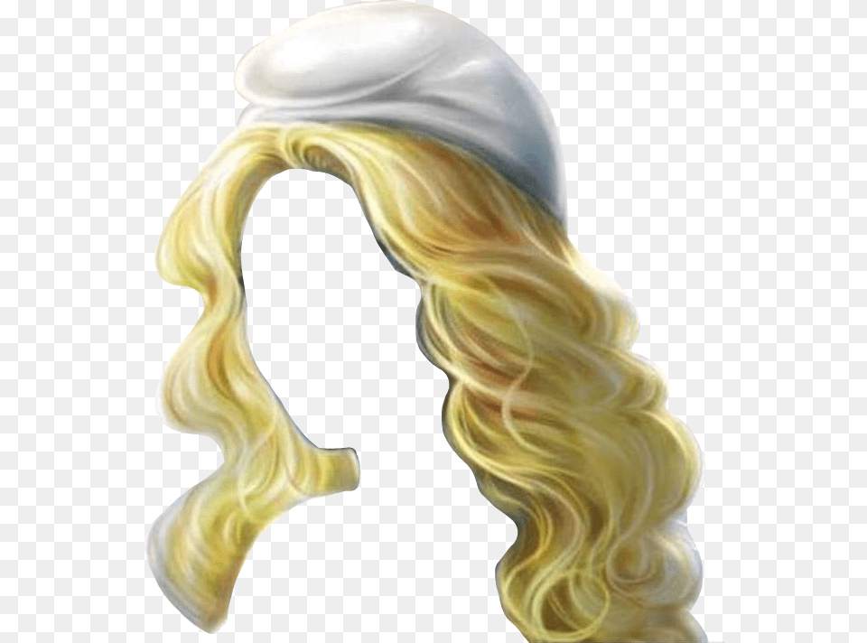 Blondhair Hair White Whitehat Hat, Accessories, Person, Woman, Female Free Png Download