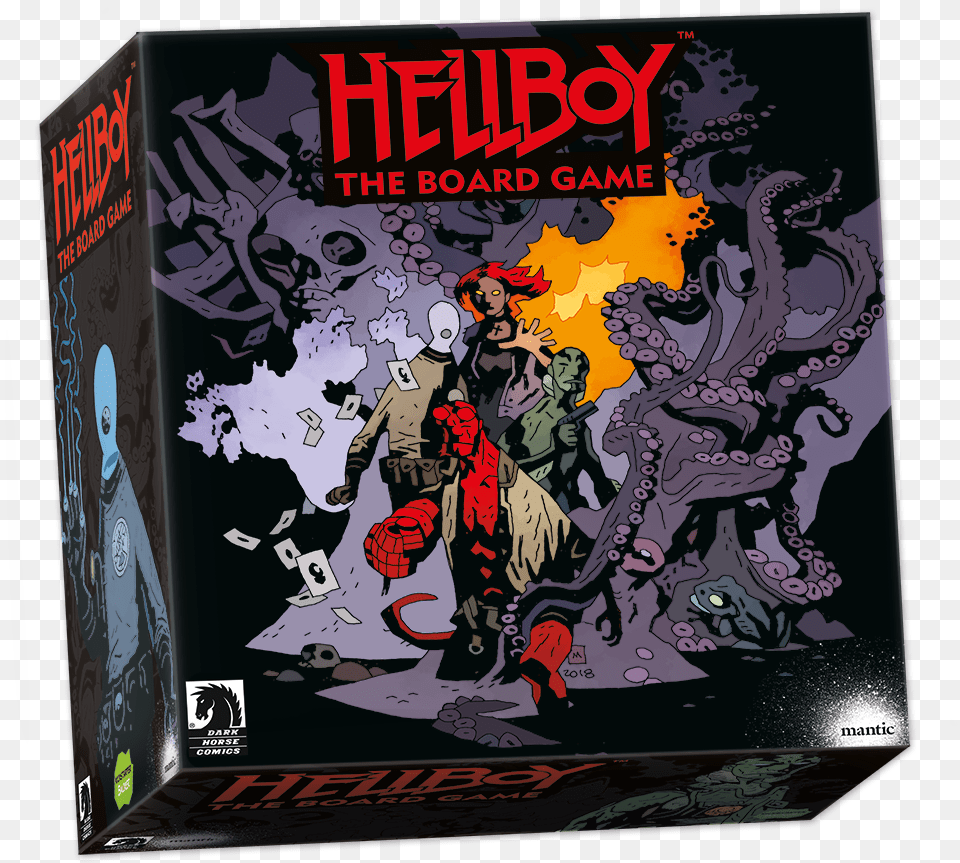 Blood And Iron Hd Hellboy Board Game Collector39s Edition, Book, Comics, Publication, Person Free Png Download