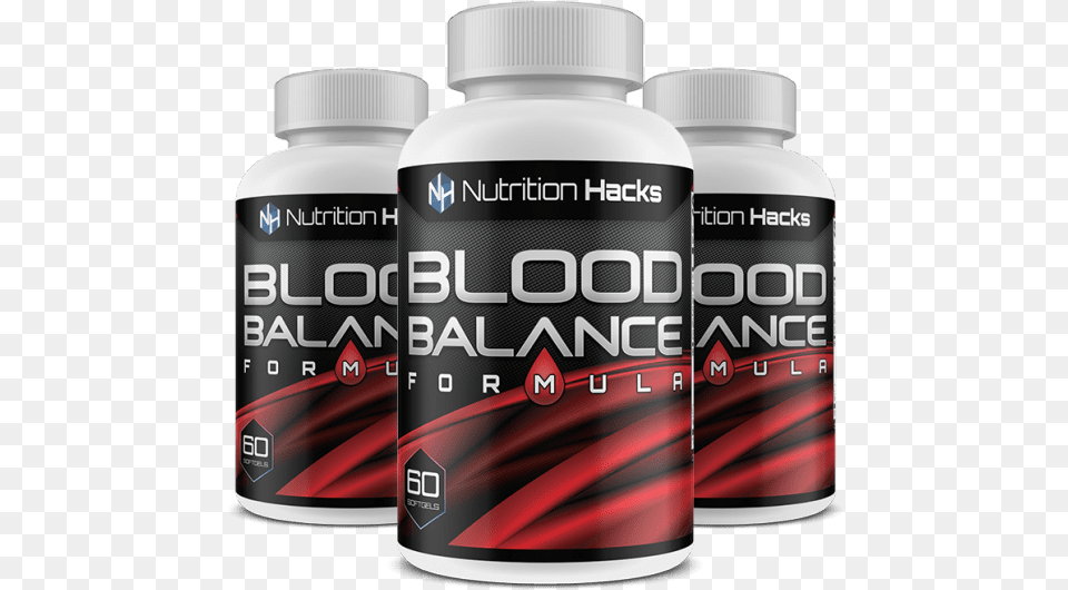 Blood Balance Formula, Bottle, Shaker Free Png