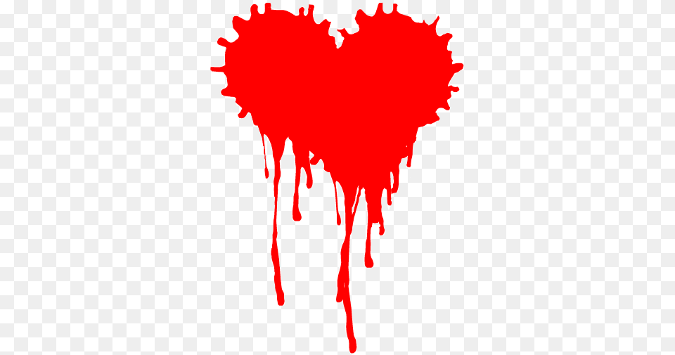 Blood Bloody Heart Stickerfreetoedit Heart, Silhouette, Stain, Person Free Png