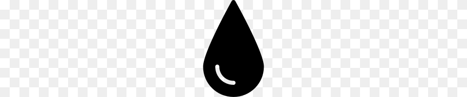Blood Drop Icons Noun Project, Gray Png