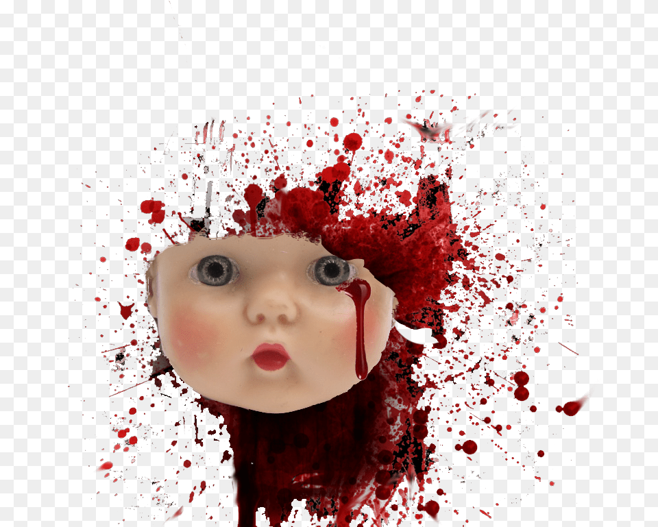 Blood For Editing, Doll, Toy, Baby, Face Png