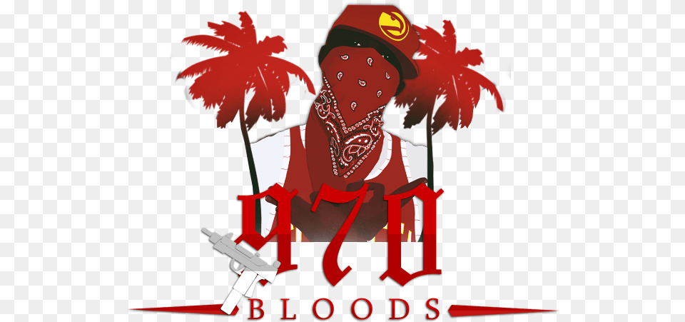 Blood Gang Logo, Accessories, Baby, Bandana, Headband Free Png Download