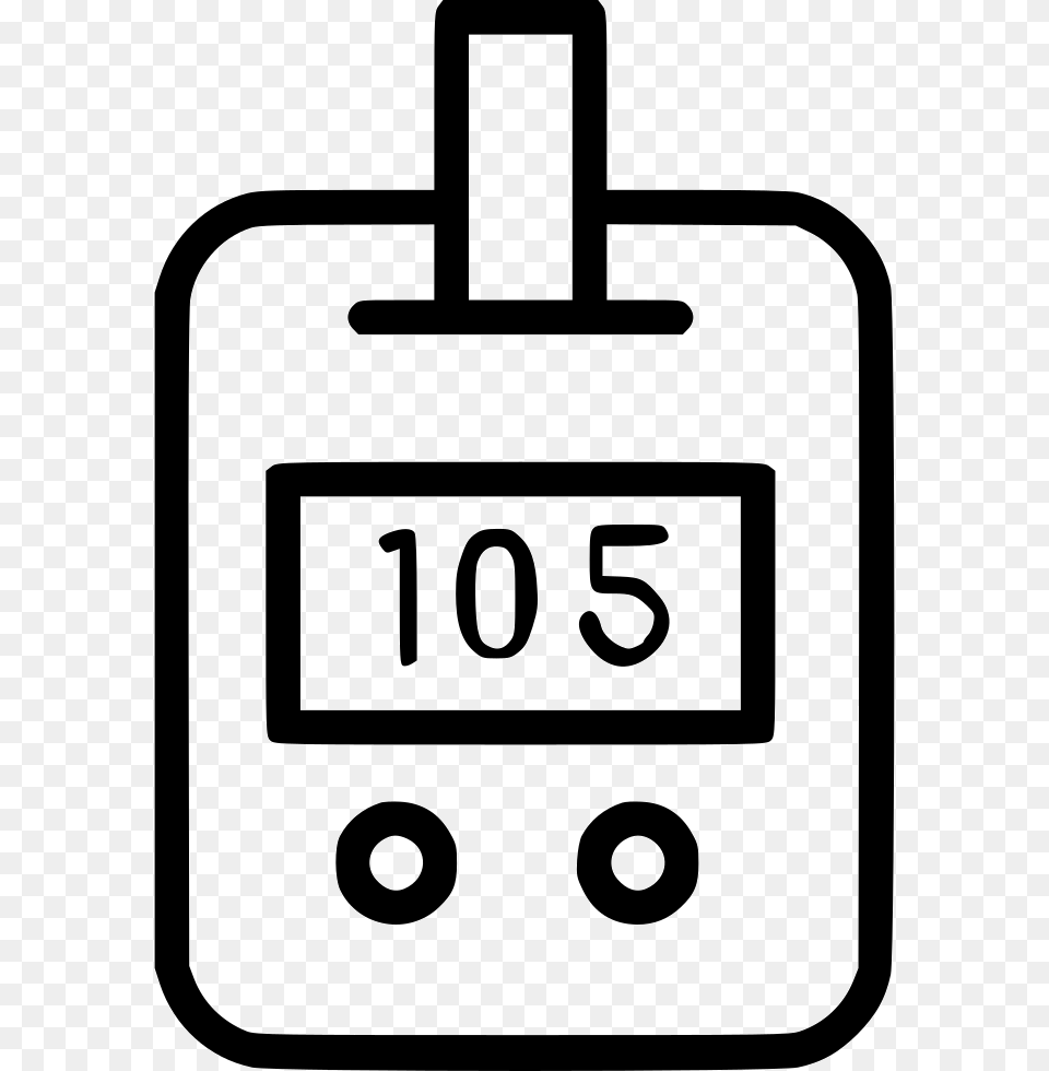 Blood Glucose Meter Icon Download, Clock, Digital Clock, Device, Grass Png