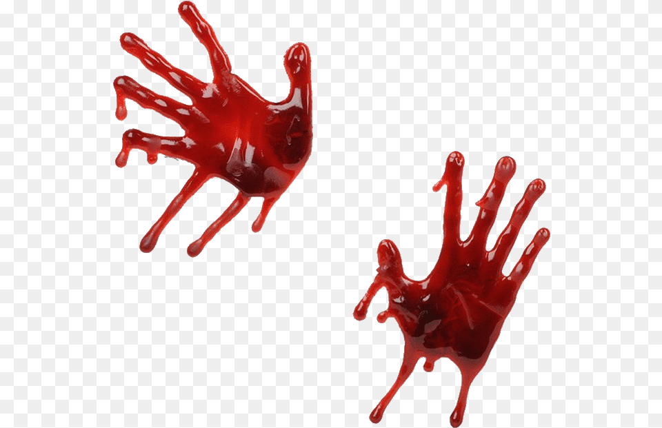 Blood Hand, Food, Ketchup, Animal, Invertebrate Free Png Download