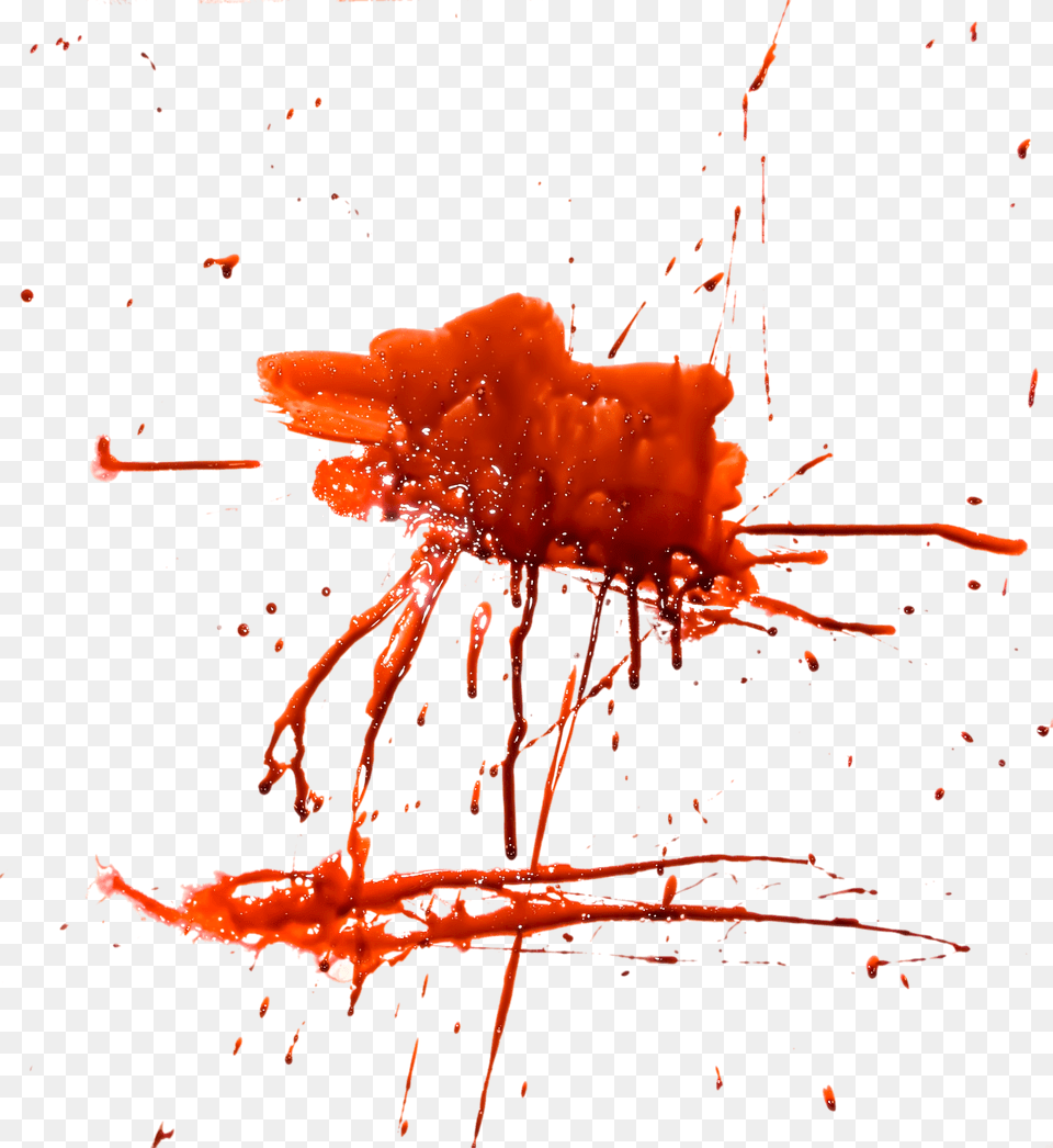 Blood Image Splattered Tomato Background, Food, Ketchup, Stain Free Png Download
