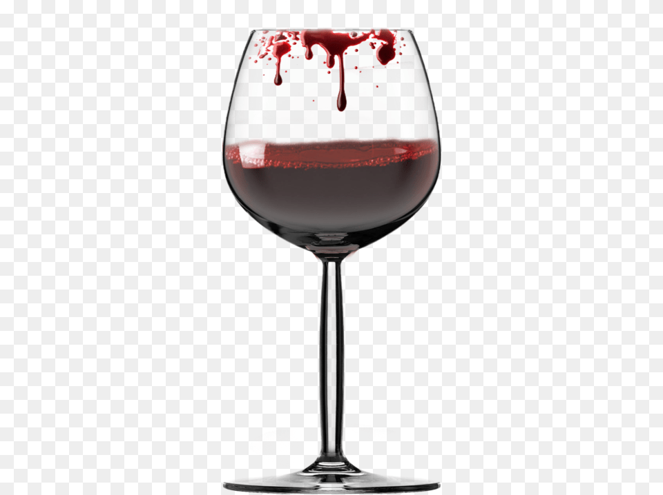 Blood In Wine Glass, Alcohol, Beverage, Liquor, Red Wine Png Image