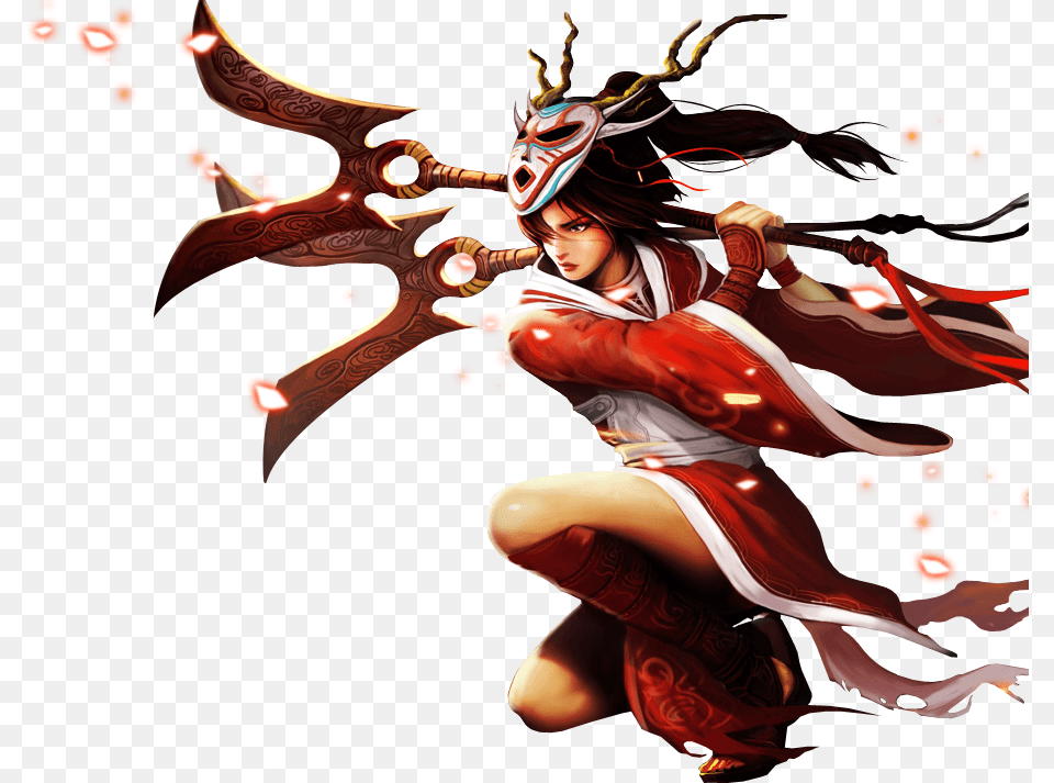 Blood Moon Akali New Skin Image Blood Moon Akali, Book, Comics, Publication, Adult Free Transparent Png